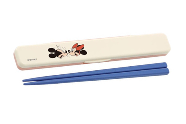 ディズニーキャラクター 抗菌音の鳴らない箸 ミッキーとミニー ディズニー 箸箱セット モダンコミック