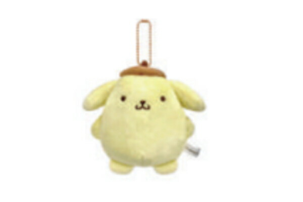 ポムポムプリン　ぬいぐるみ　マスコット　キーホルダー ☆ ポムポムプリン/マフィン キャラクター ニコぬいキーホルダー