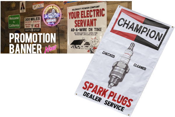 楽天市場】【アメリカン雑貨】プロモーションバナー【SPARK PLUGS