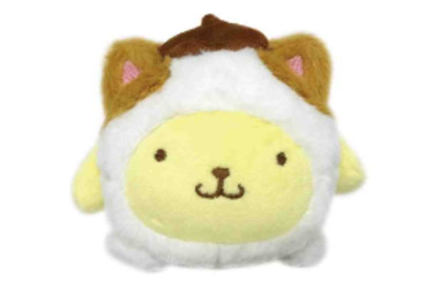 楽天市場】ポムポムプリン ぬいぐるみ ふわふわスノーデザイン