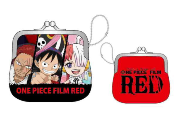 限定モデル ワンピース One Piece ミニがまぐち ルフィとシャンクスとウタ 海賊 アニメ 漫画 映画 ワンピースフィルムレッド ポーチ ケース コインケース 小銭入れ 収納 雑貨 グッズ かわいい
