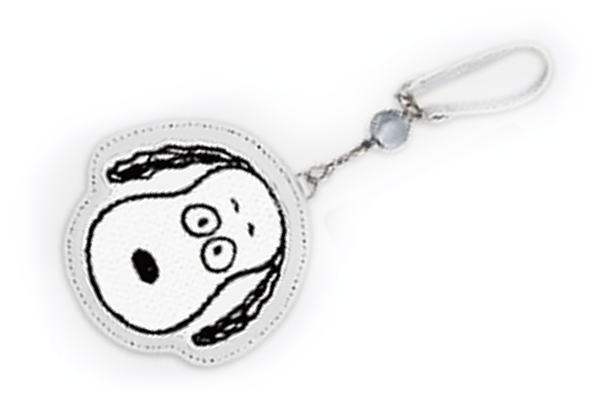 スヌーピー Snoopy ピーナッツ すぬーぴー ダイカットパスケース グレー キャラクター アニメ ウッドストック