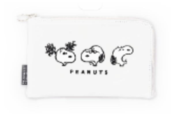 スヌーピー Snoopy ウッドストック グレー ピーナッツ マルチポーチ キャラクター アニメ すぬーぴー