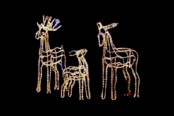 楽天市場】【イルミネーション】ジャンピングトナカイ【S】【トナカイ