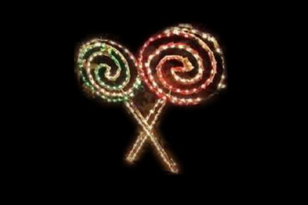 イルミネーション　キャンディイルミネーションレッド　グリーン　キャンディ　立体　輝き　電飾　LED　モチーフ　クリスマス　かわいい｜ＡＯＩデパート