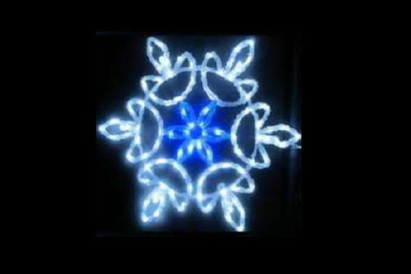 イルミネーション　結晶イルミネーションホワイト　雪　結晶　クリスマス　平面　壁掛け　輝き　電飾　LED　モチーフ　かわいい