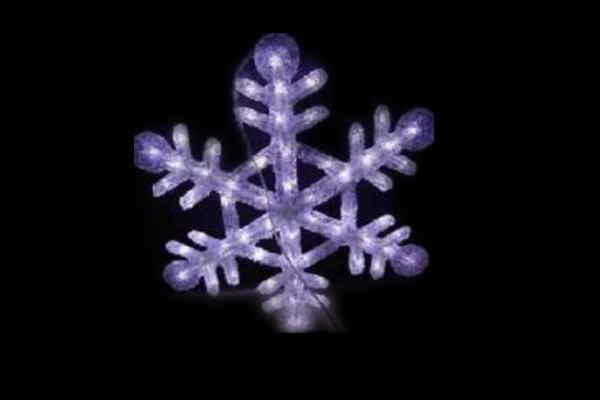 イルミネーション　結晶イルミネーションパープル　雪　結晶　クリスマス　平面　壁掛け　輝き　電飾　LED　モチーフ　かわいい｜ＡＯＩデパート