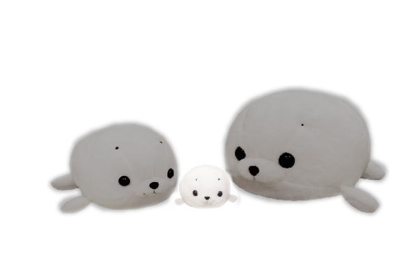 アザラシ ぬいぐるみ ホワイト ぬいぐるみ ホワイト M アザラシ ソフトリアルアニマルズ