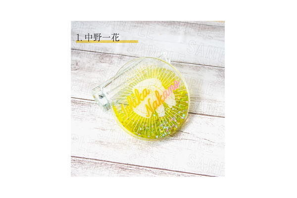 【五等分の花嫁】【ごとうぶんのはなよめ】グリッターコースター01.中野一花【コースター】【グリッターコースター】【配膳】【中野一花】【なかのいちか】【女子高生】【漫画】【アニメ】【雑貨】【グッズ】【かわいい】画像