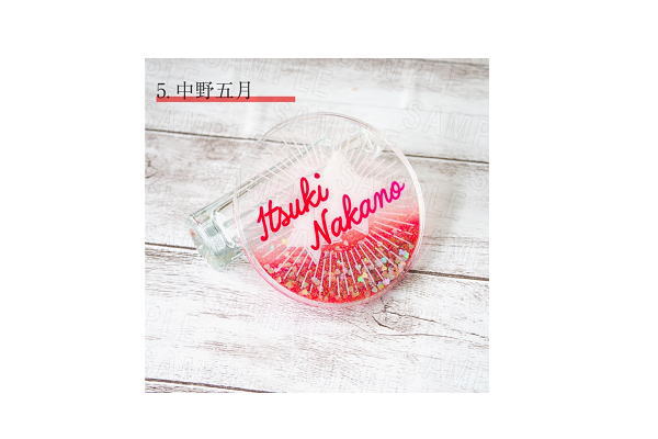 【送料無料】【五等分の花嫁】【ごとうぶんのはなよめ】グリッターコースター05.中野五月【コースター】【グリッターコースター】【配膳】【中野五月】【なかのいつき】【女子高生】【漫画】【アニメ】【雑貨】【グッズ】【かわいい】画像