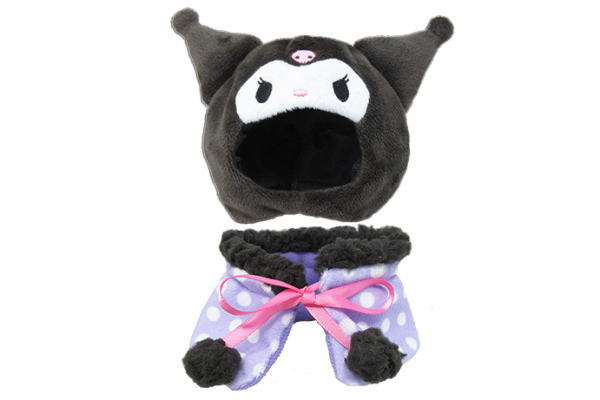 新品　プラッシュコスチューマー　着ぐるみ 【M】キキララ　ポンチョ　3点セット 新品 プラッシュコスチューマー 着ぐるみ 【M】キキララ