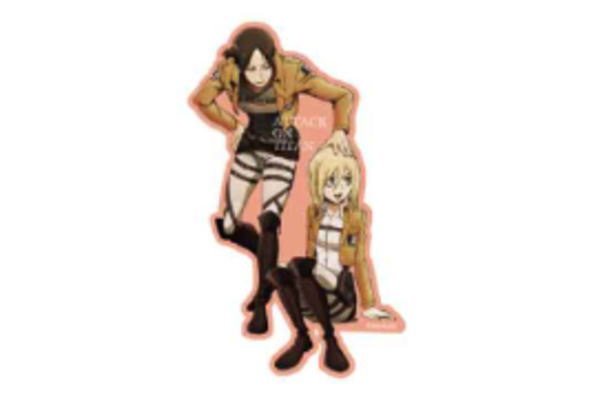 楽天市場】【進撃の巨人】キャラクターステッカー【ユミルとヒストリア