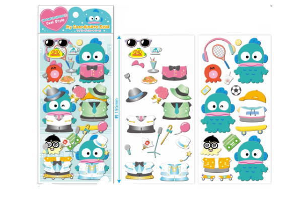 楽天市場】ハンギョドン プチパーツ シール 立体 デコレーション