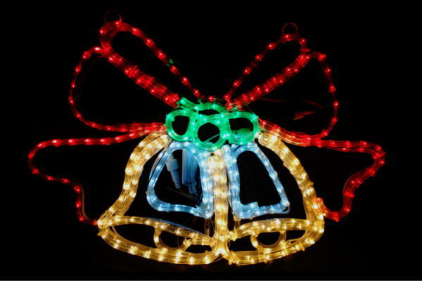 【イルミネーション】レッドリボンジングルベル【ミックス】【ベル】【リボン】【ジングルベル】【ライト】【LED】【2D】【装飾】【飾り】【アート】【輝き】【電飾】【モチーフ】【イルミ】【クリスマス】