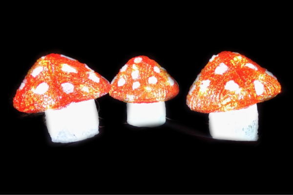 【LEDイルミネーション】キノコ【赤】【サンタ】【ツリー】【大人気】【イルミ】【ライト】【映え】【イベント】【雑貨】【インテリア】【クリスマ」