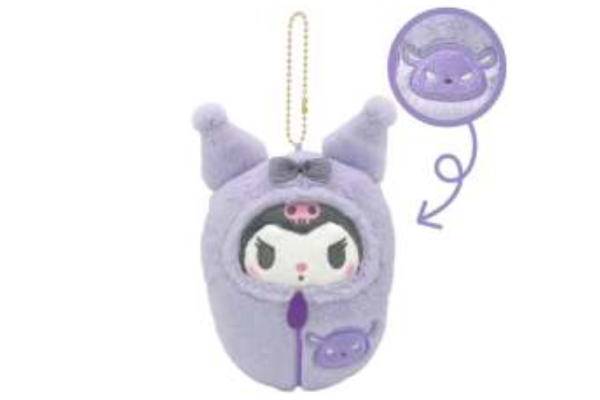 サンリオ - ♡ クロミ　マスコットキーホルダー ♡ 楽天市場】クロミ マスコットホルダー キーホルダー ミニぬい