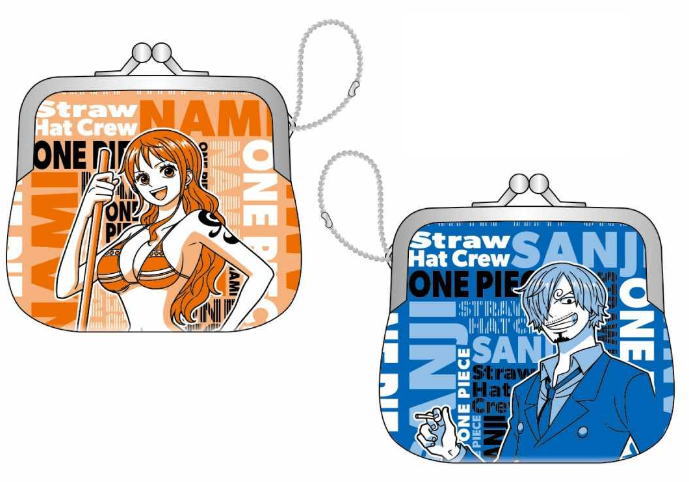 楽天市場】ワンピース ONE PIECE ミニがまぐちナミとサンジ 海賊王