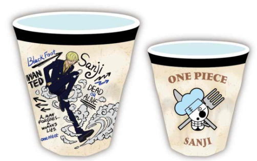 ワンピース　ONE PIECE　メラミンカップサンジ　海賊王　ジャンプ　アニメ　漫画　映画　カップ　コップ　食器　食事　キッチン　子供　キッズ　雑貨　グッズ　かわいい画像
