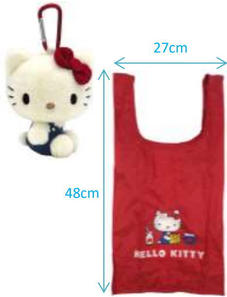 サンリオ、キティーちゃん、ぬいぐるみ、ハンカチ、エコバッグ サンリオ、キティーちゃん、ぬいぐるみ、ハンカチ、エコバッグ