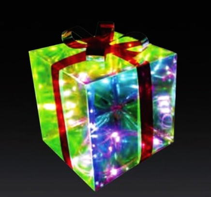 【大型商品】【イルミネーション】ギフトボックス【小】【LEDドリームシャイン】【カラフル】【レインボー】【ライト】【光】【電飾】【装飾】【飾り】【モチーフ】【オブジェ】【パーティー】【イベント】【クリスマス】【雑貨】【グッズ】【かわいい】