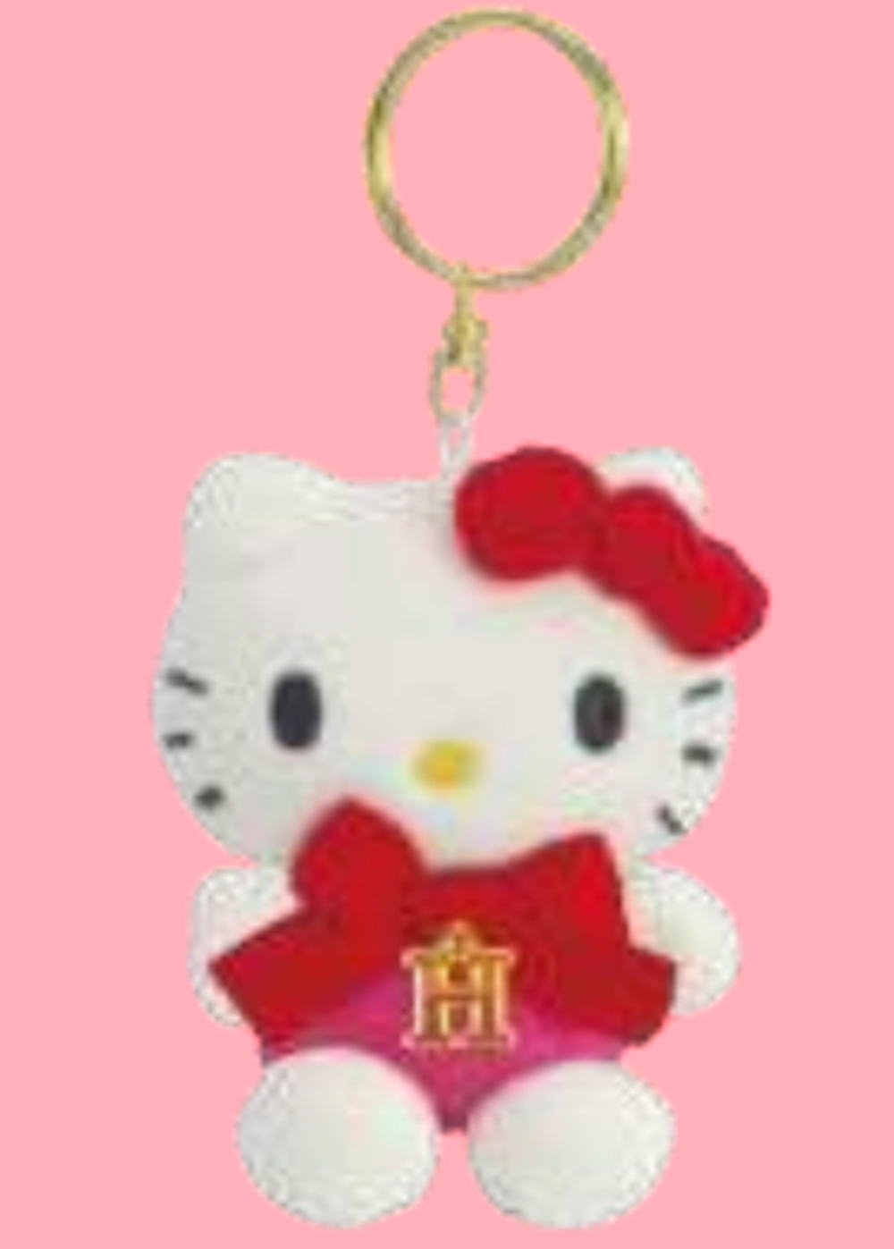 ハローキティ ぬいぐるみキーホルダー イエロー サンリオ ハローキティ 推し色マスコット イエロー 黄 キーホルダー