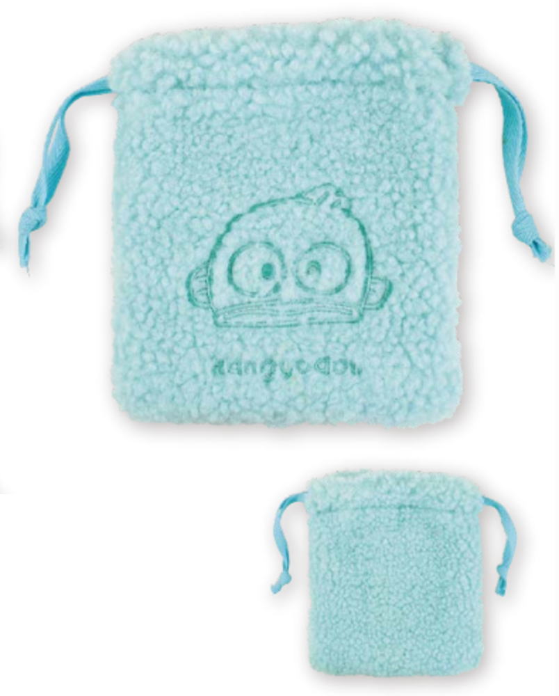 新品　サンリオ　ハンギョドン　はんぎょどん　さゆりちゃん　靴下　ポーチ　巾着 4973307603525.jpg