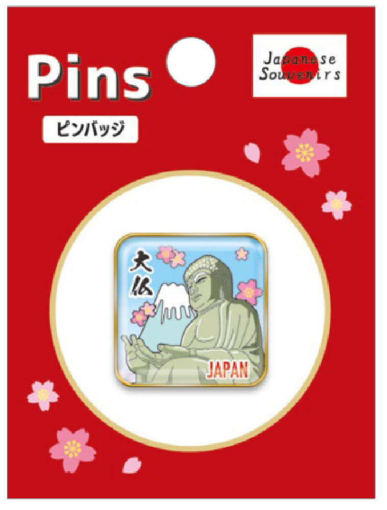 楽天市場】オリジナル わび・さびシリーズ ピンバッジ侍 日本