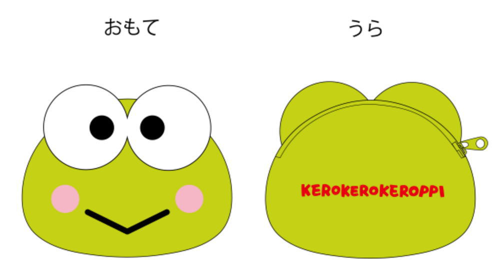 楽天市場】サンリオキャラクターズ フェイスポーチけろけろけろ