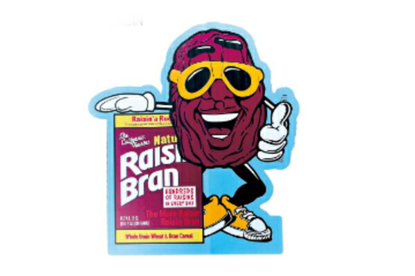 アメリカン雑貨　プロモーショナルウッドボードRAISIN　アメリカ　USA　アメキャラ　看板　ボード　飾り　装飾　BAR　カフェ　インテリア　雑貨　グッズ　かわいい