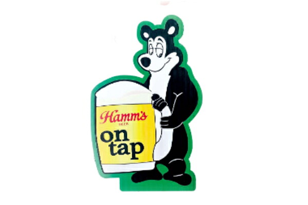 アメリカン雑貨　プロモーショナルウッドボードBEAR　クマ　アメリカ　USA　アメキャラ　看板　ボード　飾り　装飾　BAR　カフェ　インテリア　雑貨　グッズ　かわいい
