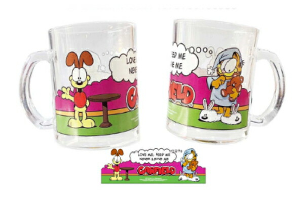 楽天市場】〇【 ガーフィールド Garfield 】『 ビンテージ グラス