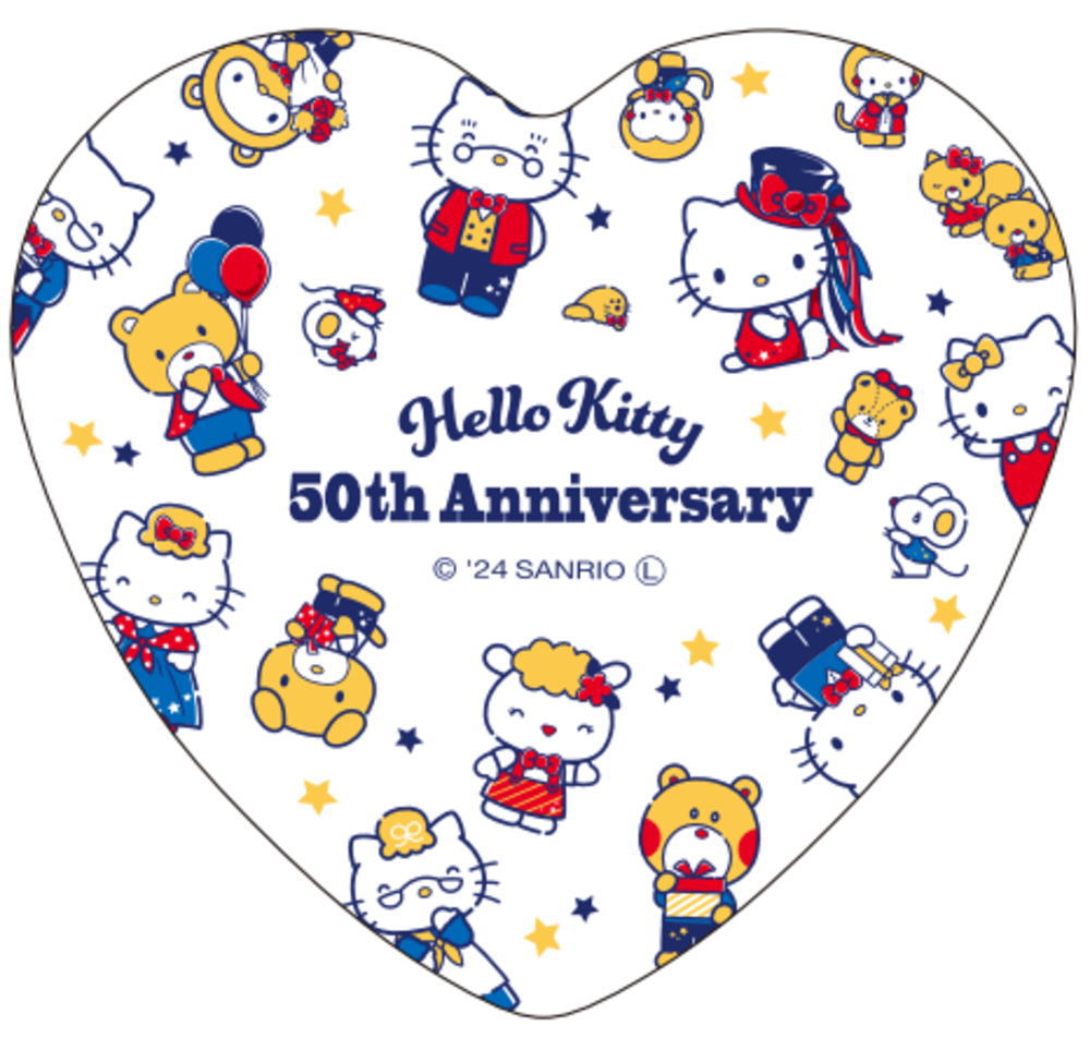 ハローキティ 50周年記念　サーティワン　缶バッジ　コンプリート　9種類x2 サーティワン×ハローキティ第2弾、“限定缶バッジ付き”ダブル