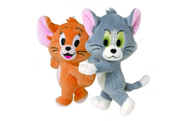 楽天市場】トムとジェリー ぬいぐるみ マスコット キーホルダー トム