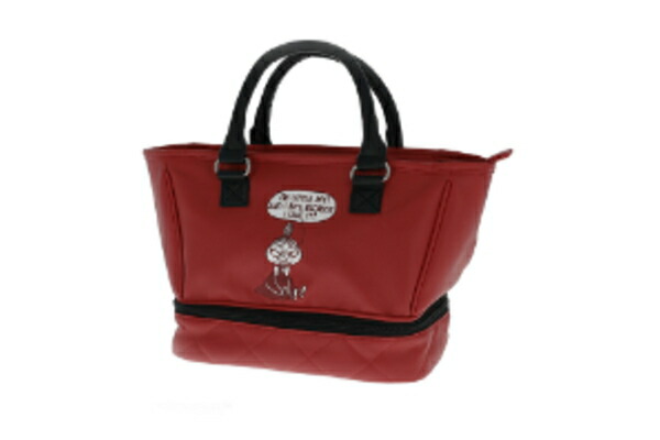 楽天市場】MOOMIN ムーミン レザーレッド トートバッグ 二層式 保冷