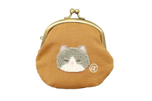 楽天市場】猫のがま口ポーチ さばとら ECOUTE! minette 化粧ポーチ