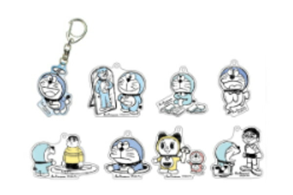 藤子F不二雄　激レア　ドラえもん　キーホルダー ドラえもん ドラえもん アクリルキーホルダー （ブルー