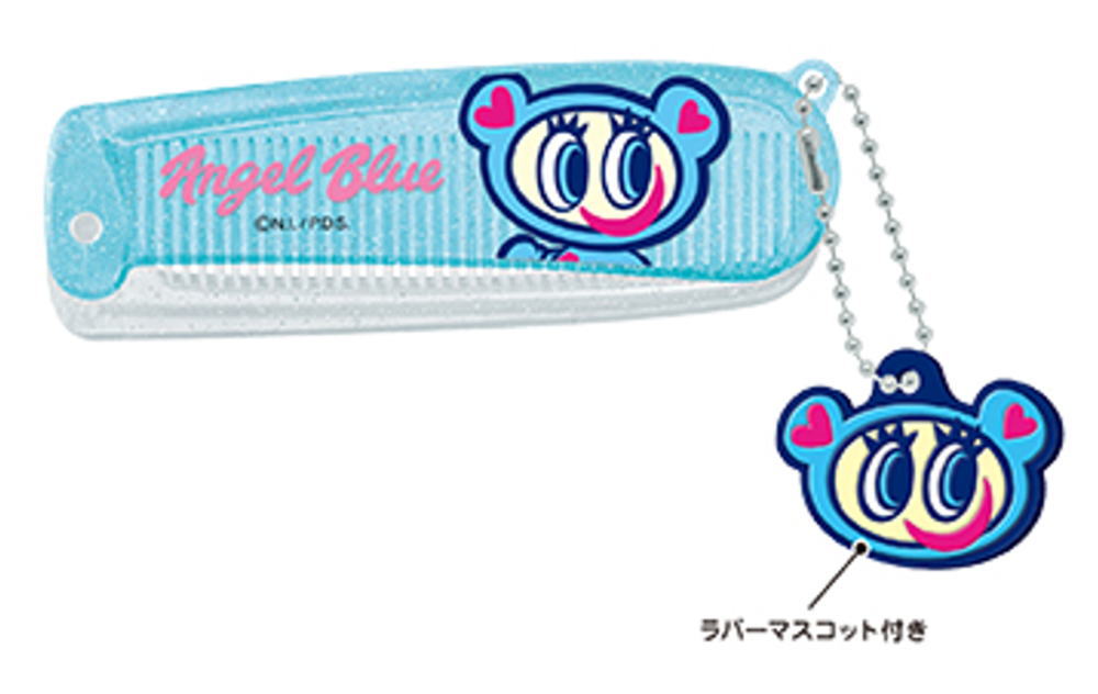 楽天市場】エンジェルブルー マスコット付きミラー鏡 かがみ ミニ