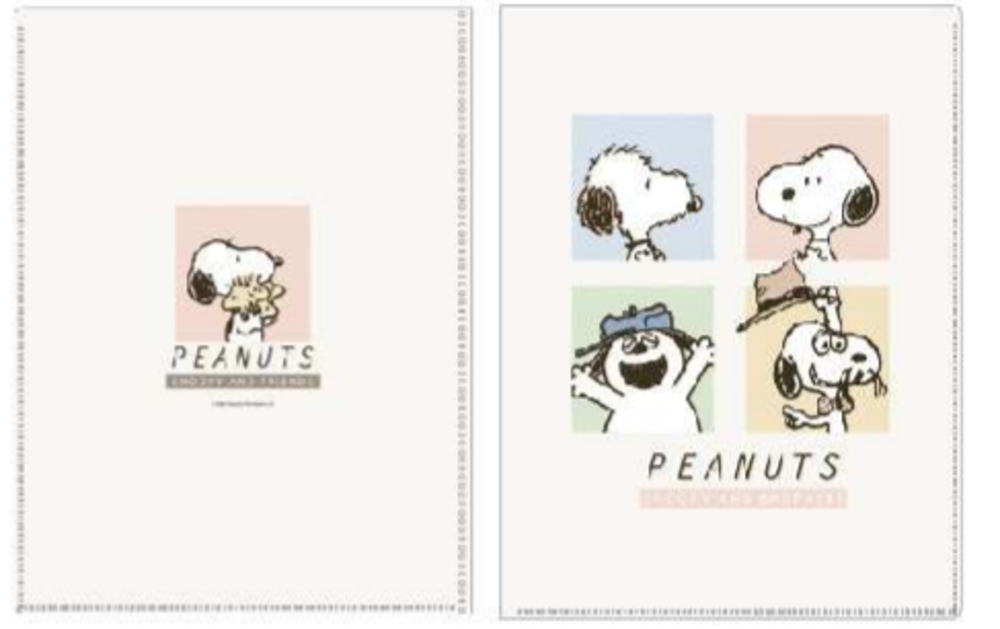 楽天市場】【送料無料】 スヌーピー SNOOPY 3Dハードカバー6Pファイル