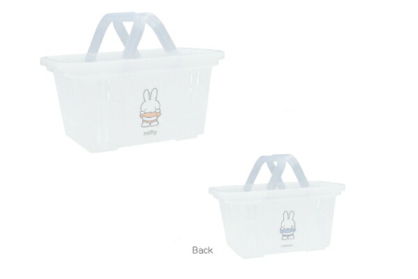 楽天市場】【送料無料】 miffy ミッフィー クリアミニバスケット