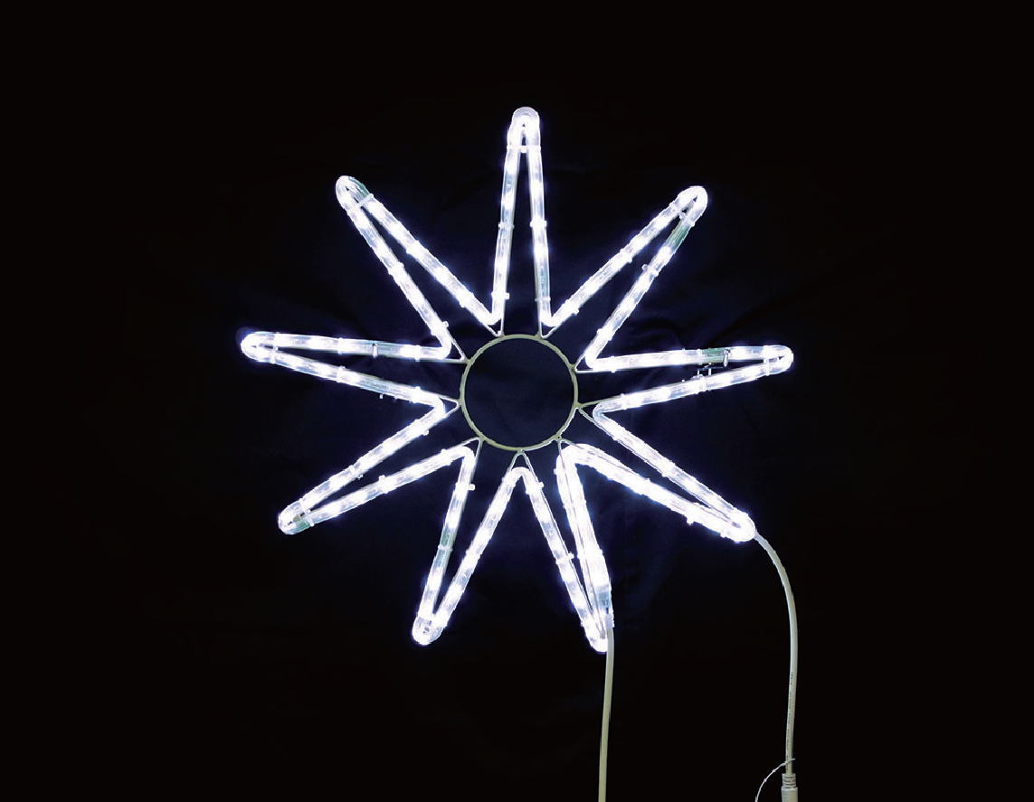 イルミネーション　フラッシュブライト白　ホワイト　2Dモチーフ　きれい　美しい　光　冬　クリスマス　パーティー　イベント　LED　飾り　エコ　電飾　野外　屋外　雑貨　グッズ　かわいい