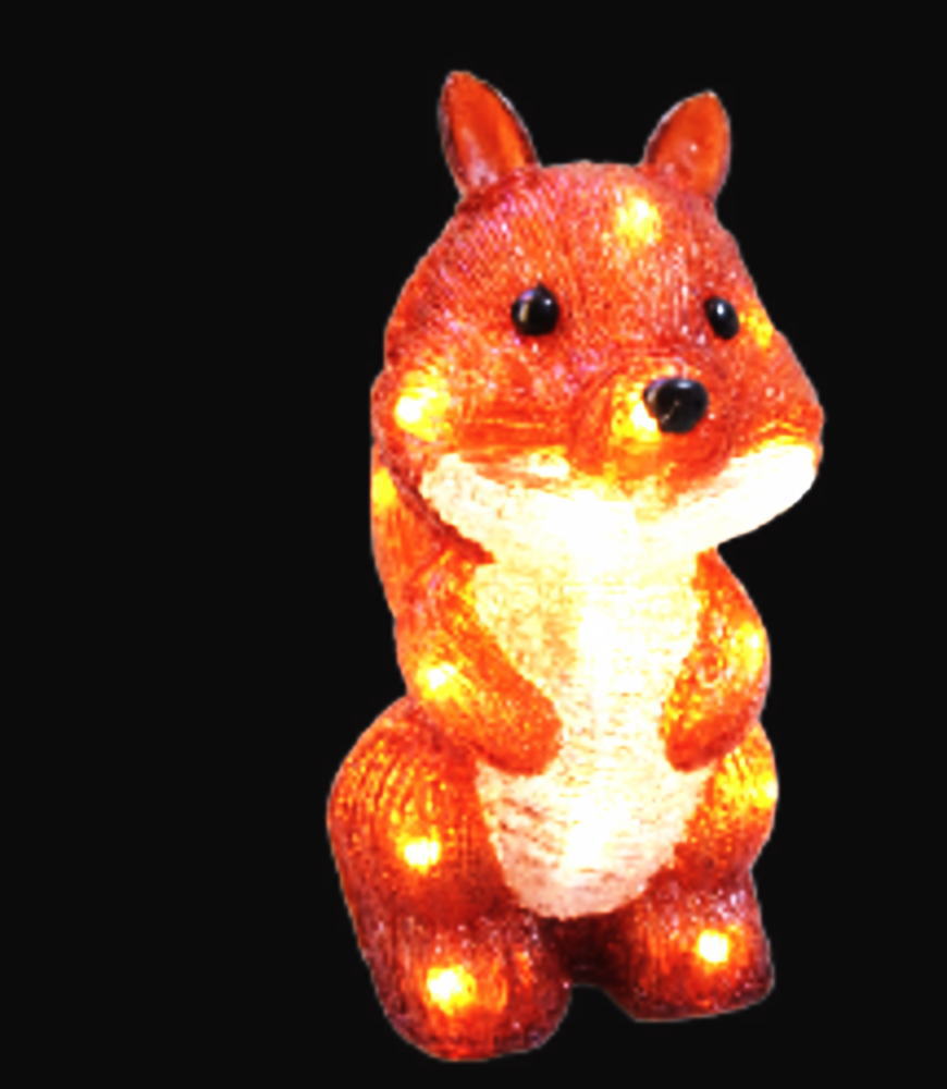 イルミネーション　リス動物　アニマル　3Dモチーフ　きれい　美しい　光　冬　クリスマス　パーティー　イベント　LED　飾り　エコ　電飾　野外　屋外　雑貨　グッズ　かわいい｜ＡＯＩデパート