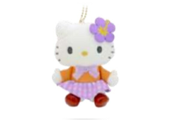 ハローキティ トロピカルバカンス ドールマスコット キーホルダー ハローキティ トロピカルバカンス ドールマスコット