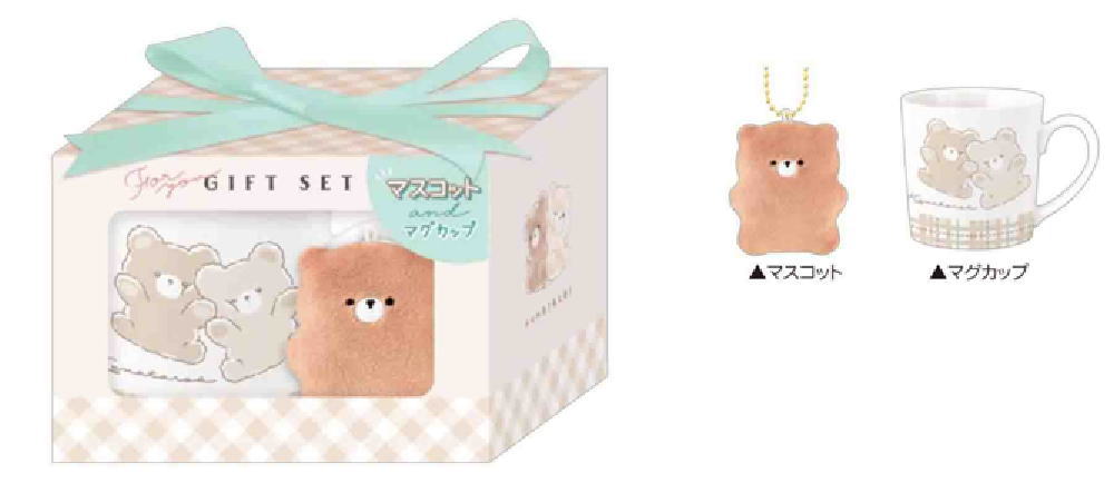 とろちゃん品　5セット 楽天市場】【即納】 マスコット付きマグセット たろちゃんず くまたろ