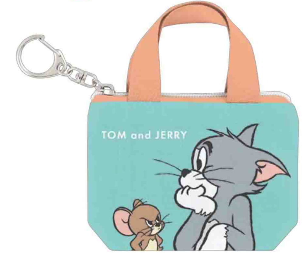 楽天市場】【送料無料】【トムとジェリー】【Tom and Jerry】トート型コイン ポーチ【トム】【ジェリー】【ワーナー】【アニメ】【ケース】【小銭入れ】【コインケース】【収納】【キーホルダー】【キーリング】【雑貨】【グッズ】【かわいい】  : ＡＯＩデパート