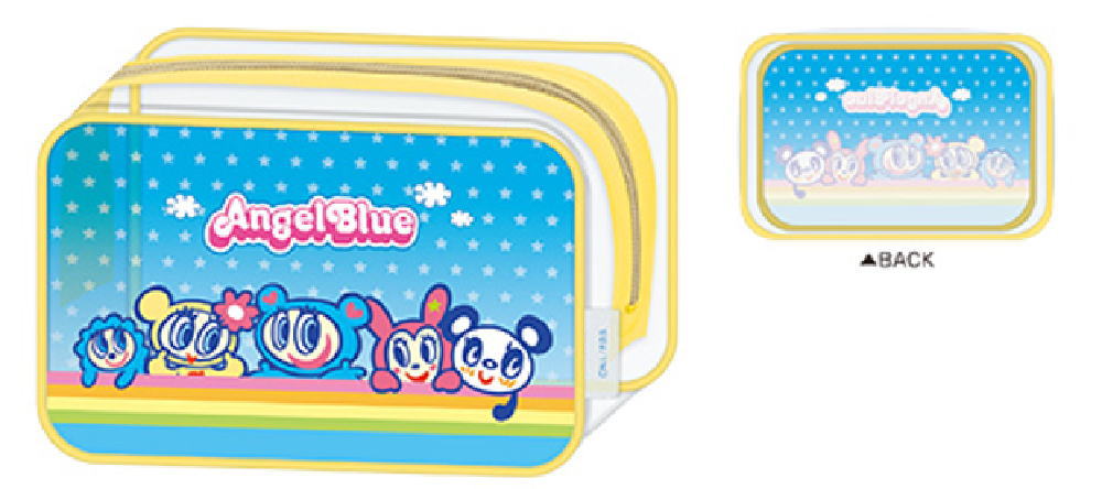 楽天市場】【送料無料】 エンジェルブルー 缶ペンケースポップ