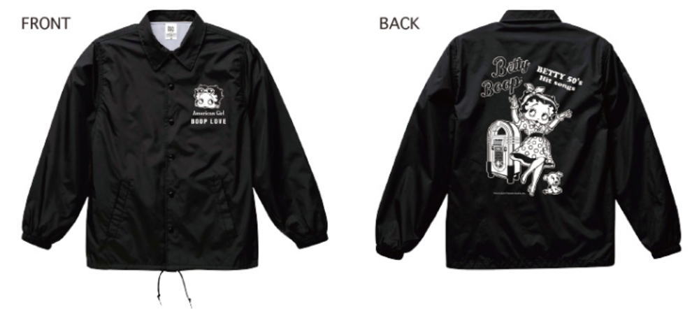 ショ159627  【送料無料】【アメリカン雑貨】【BettyBoop】【ベティ・ブープ】ナイロンコーチジャケット【L】【DINER】【USA】【アメキャラ】【服】【ジャケット】【アウター】【男女兼用】【レディース】【メンズ】【雑貨】【グッズ】【かわいい 238zak560m.jpg