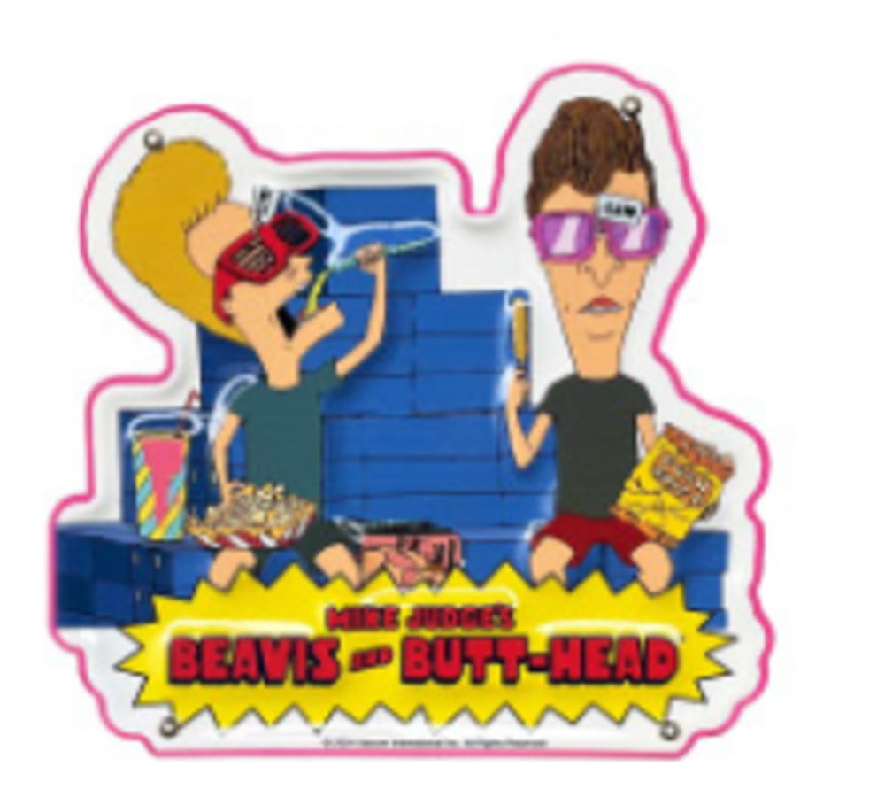 楽天市場】ビーバス＆バットヘッド ブリキ看板 小 ビーバス