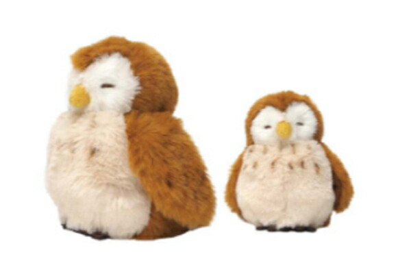 楽天市場】オリジナル くるりんぽてっとり ぬいぐるみフクロウ 鳥 動物