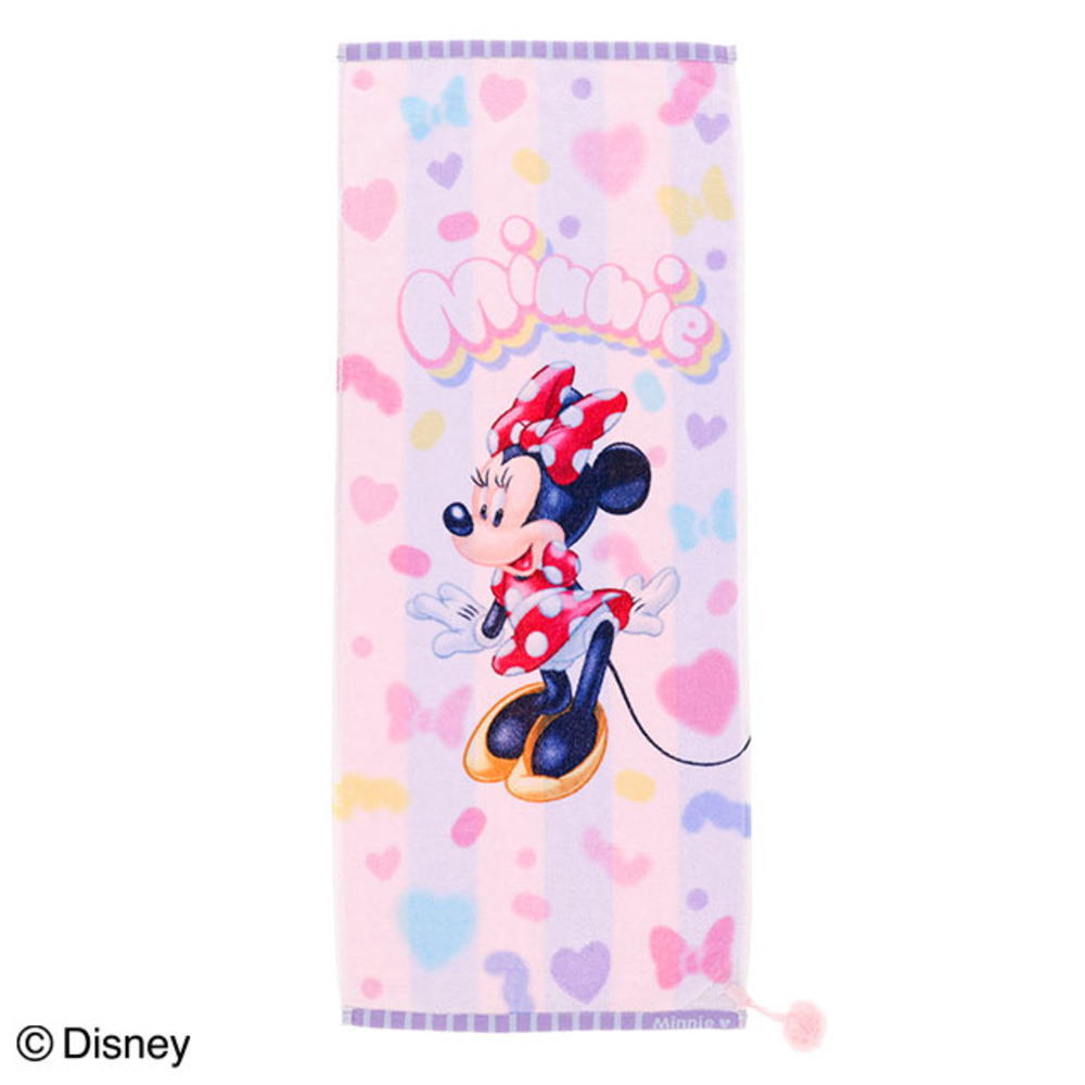楽天市場】ディズニー ミニー ラブコットンキャンディ フェイスタオル