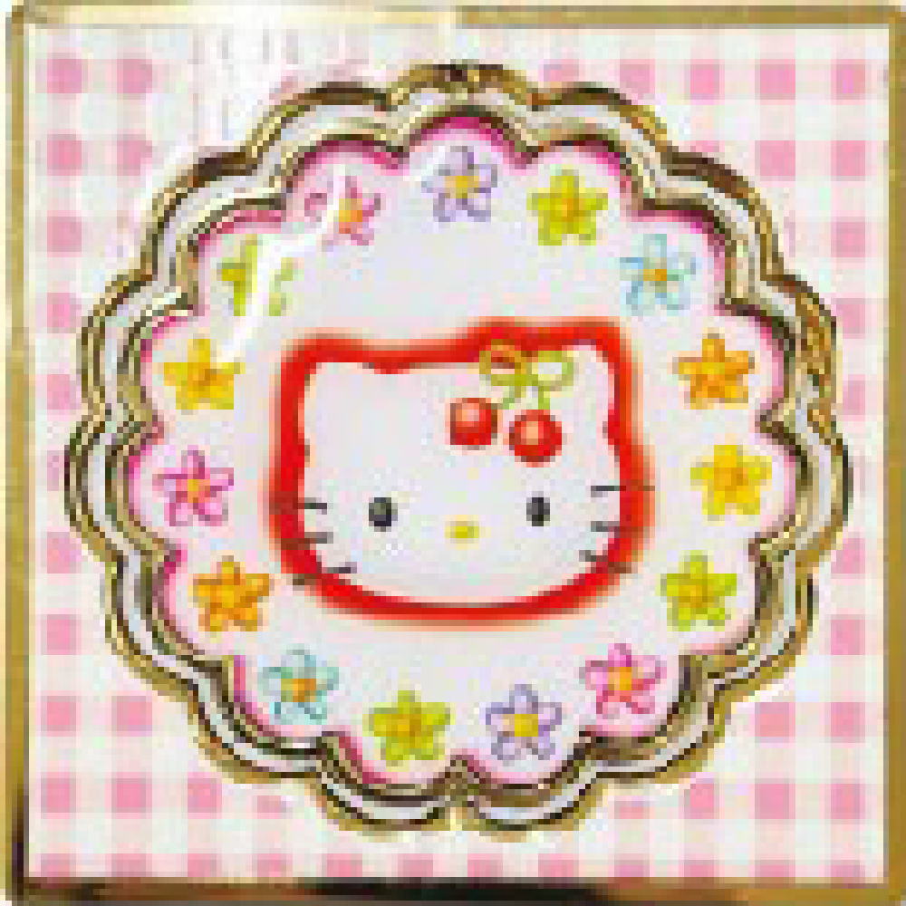 楽天市場】【日本製】【ハローキティ】刺繍ピンバッチ【ピクセル